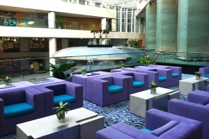 Hotel lobby, Hong Kong